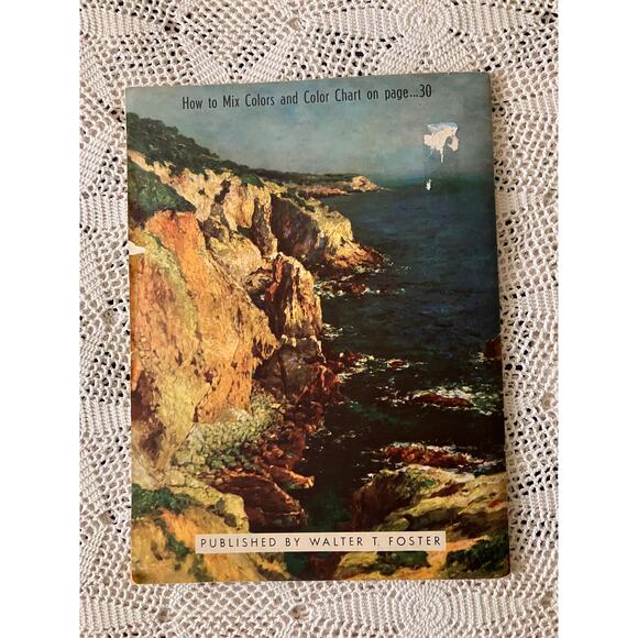Vintage 1950s Walter Foster Art Instruction Book: Seascapes Painting Guide - Picture 5 of 5